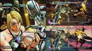 JJBA ASBR: Jolyne's 1000 Throws on All Characters + DLC (Requested Video)