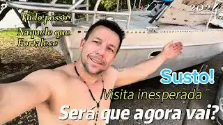 Hoje recebi uma linda visitante!