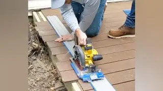 How to Picture Frame composite Deck W Spine Board