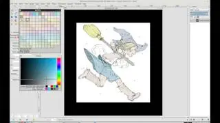 Smart Comics Colorization Project in G'MIC (GIMP integration)