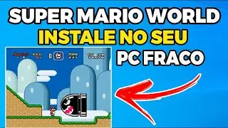 COMO JOGAR NO PC O SUPER MARIO WORLD  - PC FRACO RODA LISO