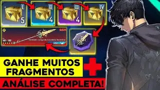 Análise COMPLETA: Melhores Métodos para FARMAR Fragmentos da NOVA ARMA SSR! Solo Leveling Arise