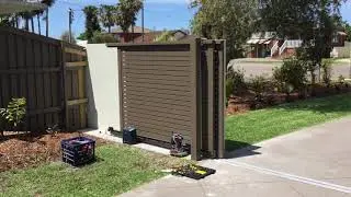 telescopic slide gate