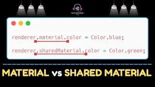 Unity : Material vs Shared Material — What’s the Difference?  