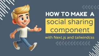 Build a Social Sharing Button in Next.js & Tailwind CSS | Share to Facebook, Reddit & More!