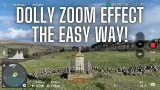 Dolly Zoom Effect Using DJI Waypoints