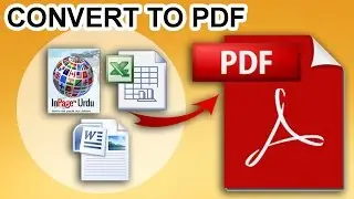 How To Convert Urdu Inpage File to PDF