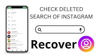 Instagram Deleted Search History Kaise Dekhe GiTip