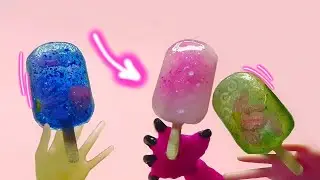 🌸 МОРОЖЕНОЕ с ЦВЕТАМИ для кукол! | Мини фруктовый лёд из эпоксидки | Sunny Dream