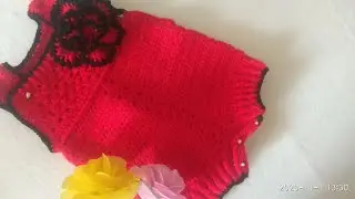 1qism. Chaqoloqlar bodisini kruchokda to‘qish/Чақалоқлар учун боди/Боди для новорождённого крючком