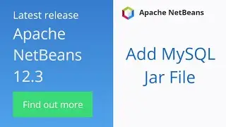 Netbeans 12.3: Add MySQL jar file to Java Project (Ant, Gradle and Maven)