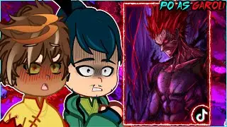 🇺🇸🇧🇷🇪🇸 Kung Fu Panda React to Po As Garou - Gacha React