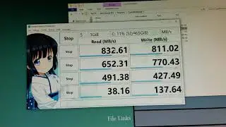 Western Digital Blue 500 GB M.2 NVMe Benchmark on Asus H97M-Plus