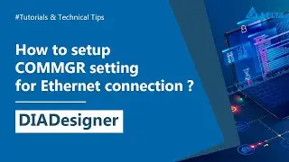 DIADesigner | How to connect via Ethernet