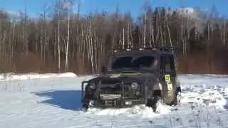 УАЗ -  Глубокий снежок )))