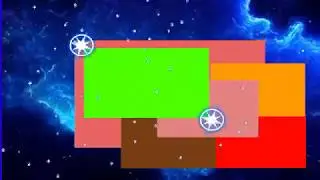 Green screen background animation frame effects video