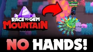 Playing Brawl Stars WITHOUT HANDS - Race to Gem Mountain!