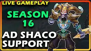AD Shaco Support Games [ 2 WINS, 1 LOSS ] Solid Roams in WINS!