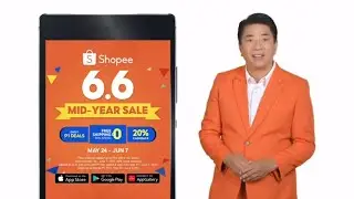 Shopee 6.6 (2021) Mid-Year Sale TVC 2021 15s with Willie Revillame (PH, TV Networks Version, Var. 2)