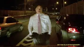Hardcore Badass Stares Down a Tailgater [REUPLOAD]
