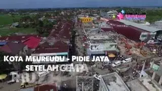 Gempa Aceh - Pidie Jaya 7 Desember 2016 HD - Video Udara | Aerial View