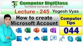 Lecture - 245 : Create Microsoft account in hindi | Full tutorial in hindi