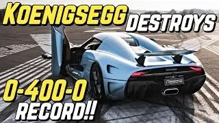 KOENIGSEGG *Regera* Destroys 0-400-0 World Record!!