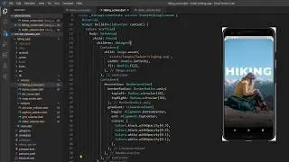 Flutter UI Hiking App - Flutter APP