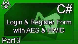 Login System HWID/Machine GUID authentication & Serial activation in C# Tutorial Part 3