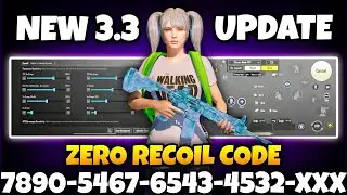 BGMI SENSITIVITY SETTINGS | BGMI SENSITIVITY CODE 🔥 TODAY | BGMI 4 FINGER CONTROL CODE.