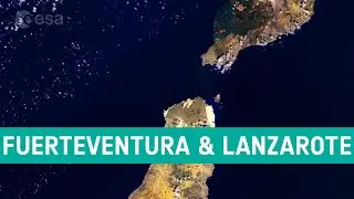 Earth from Space: Fuerteventura and Lanzarote, Canary Islands