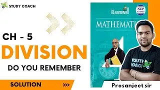 class 4 Division  CH-5 learnwell mathematics | #study_coach