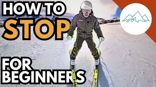 How to ski | How to Stop on Skis for Beginners  