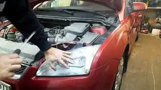 как снимается передняя фара форд фокус 2