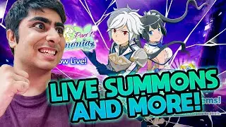 FIRST FEST SUMMONS AND ANNIVERSARY BEGINS HERE!!! LIVE!!! (Danmachi Battle Chronicle)