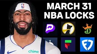 PRIZEPICKS NBA MONDAY 03/31/25 - FREE PICKS!!! - (27-0 RUN!!!) - BEST PLAYER PROPS - NBA TODAY