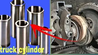 Production Of engine Block Cylinder | Diesel Engine Cylinder | New Cylinder by Casting Method