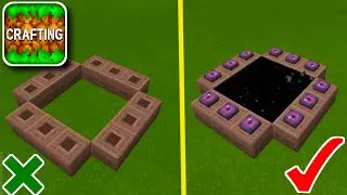 How to Build END PORTAL in Crafting and Building (Portal In Crafting and Building)