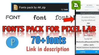 fonts pack for pixellab|how to add custom fonts for pixellab