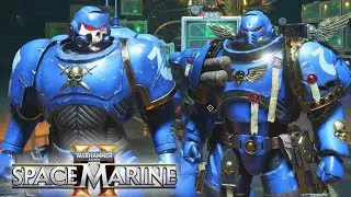 FOR ULTRAMAR! 3 Ultramarines Squad vs TYRANID SWARM - Warhammer 40k: Space Marine 2