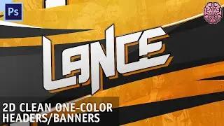 Tutorial: 2D Clean Header/Banner | Photoshop CC by Qehzy