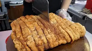 태국 바삭한 삼겹살, 레드 로스트 포크 / Thai Crispy Pork Belly, Red Roast Pork - Thai food