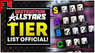 OFFICIAL Destruction AllStars Tier List - Destruction All Stars Best Character