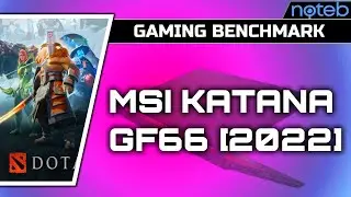 MSI KATANA GF66 (2022) - DOTA 2 Gameplay Test (i5-12500H, RTX 3050)