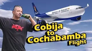 Cobija to Cochabamba flight ~ timelapse | Cobija to Cochabamba Flight | 7prs |