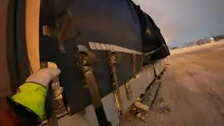 ПЕРВЫЙ ВИДОС 2023 ГОДА. ЗАМЁРЗЛА ШТОРА МИНУС 21