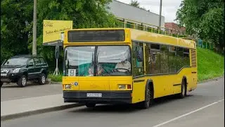 Дзержинск!Поездка на автобусе МАЗ 103.065 г/н AX2909-5 маршрут 1.