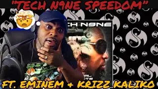 Tech N9ne - Speedom (WWC2) (feat. Eminem & Krizz Kaliko) | Official AUDIO [Reaction] #TECHN9NE #EM
