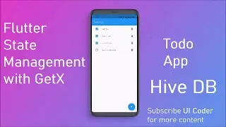 Build a Todo App in Flutter with Hive - Part 2: Efficient Data Storage Made Easy!