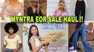 MYNTRA END OF REASON SALE HAUL ❤️| Under ₹399 Only😱| Try On Haul😍 #classywings